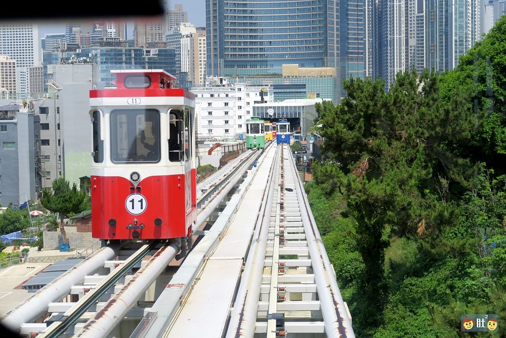 韓國釜山跟團Day3-1.電影大道、海雲台天空膠囊列車、絹豆腐.