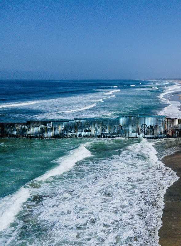 墨西哥提華納景點》美墨邊界彩繪牆Tijuana Beach Promenade、美麗海景Mirador Salsipuedes.