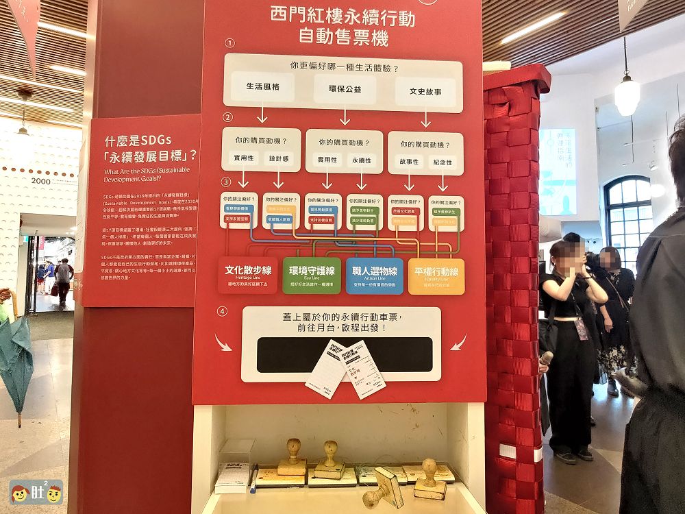 西門紅樓永續行動派特展.著名台北古蹟成為[永續轉運站]一起展開永續生活旅程.