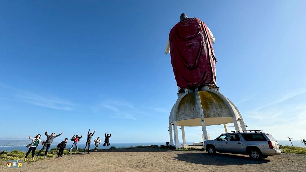 墨西哥羅薩里多景點》耶穌聖心像 Rosarito’s Christ of the Sacred Heart.